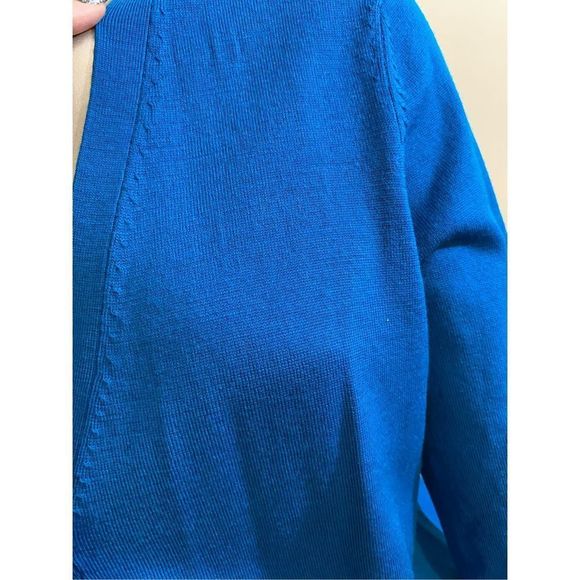 Uniqlo Women's Blue Crew Neck Sweater - Picture 4 of 10